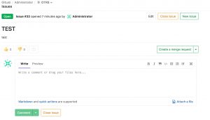 GitLabConnector IssueCreate GitLab